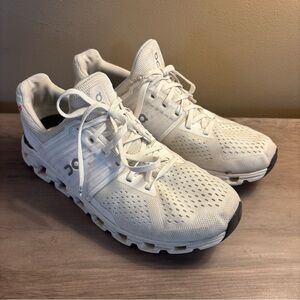 On Cloudswift Shoes Womens Size 9.5 White Running Athletic Sneaker